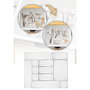 Aberto Design SET7 Organizador de Cajones Transparente